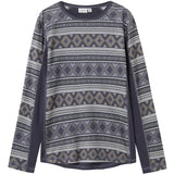Name It Ombre Blue Iceland Nkmwillto Wool Ls Top