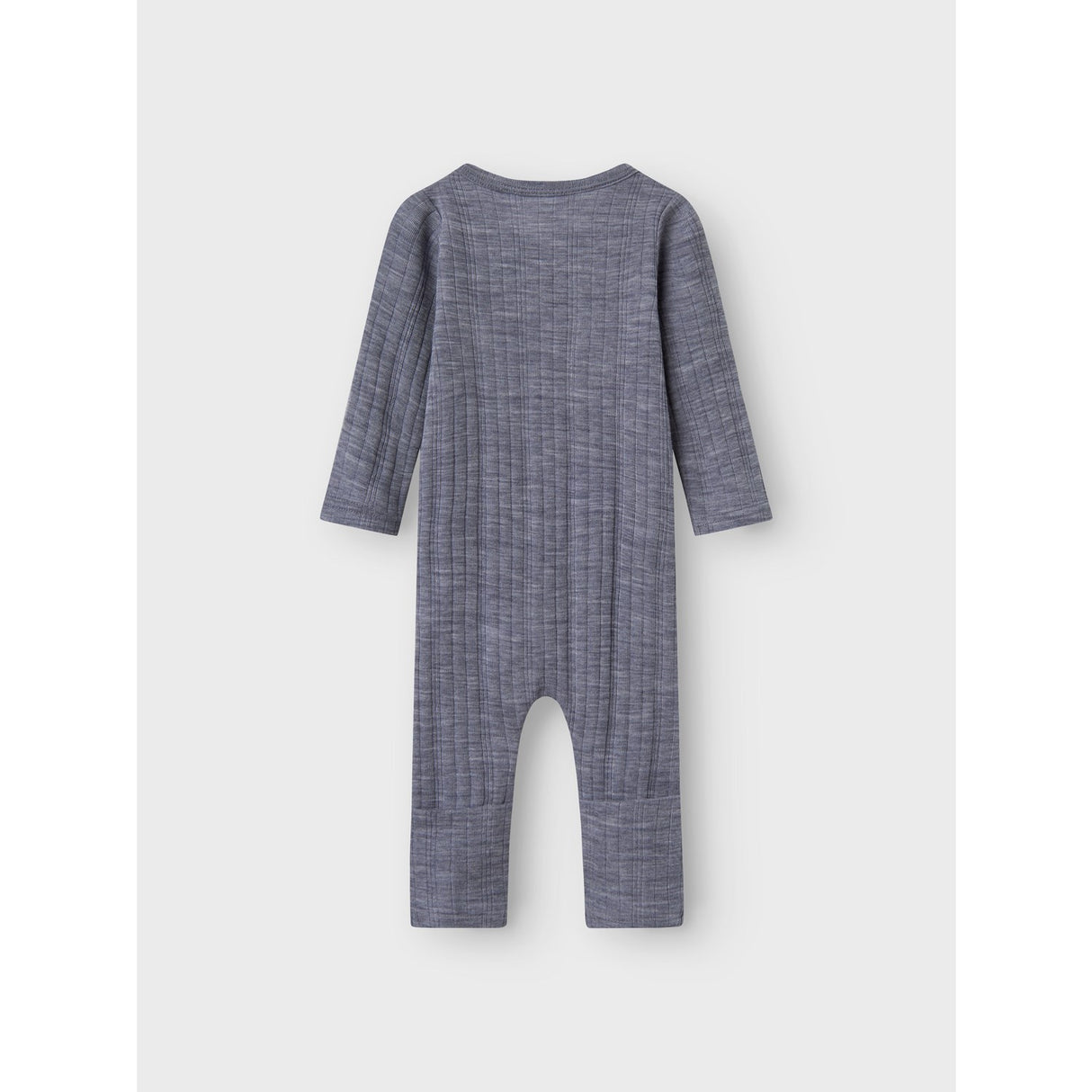 Name It Folkstone Gray Nbmwang Wool Needle Nightsuit Solid Noos