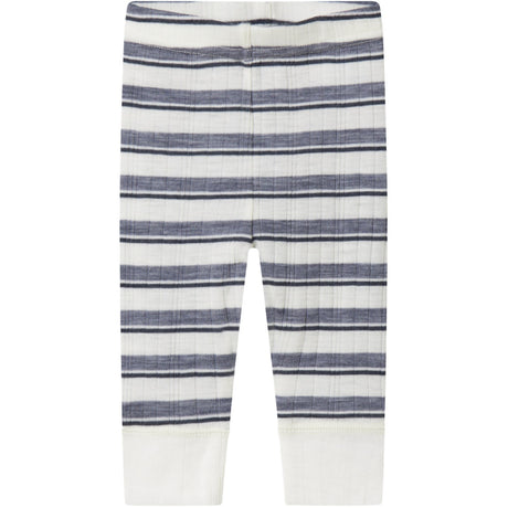 Name It Folkstone Gray Snow White Nbmwang Wool Needle Long Johns Noos