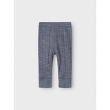 Name It Folkstone Gray Nbmwang Wool Needle Long Johns Solid Noos