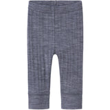 Name It Folkstone Gray Nbmwang Wool Needle Long Johns Solid Noos