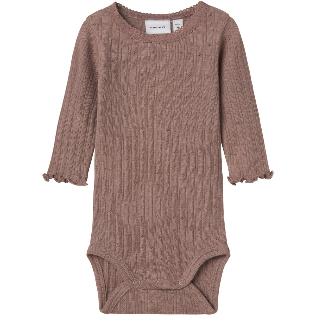 Name It Antler Nbfwossa Wo/Si Rib Ls Body