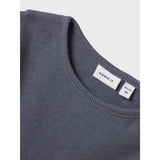 Name It Folkstone Gray Nmmwossa Wo/Si Rib Ls Top