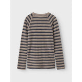 Name It Satellite Ombre Blue Nkmwang Wool Needle Ls Top Stripe