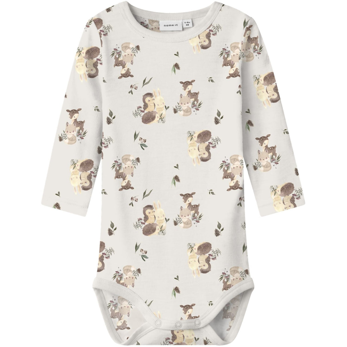 Name It Snow White Forest Animals Nbnwillu Wool Ls Body