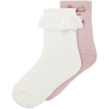 Name It Snow White Nmfwakma Wo/Bl Structure 2P Socks