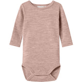 Name It Shadow Gray Nbnwax Wool Rib Ls Body Noos