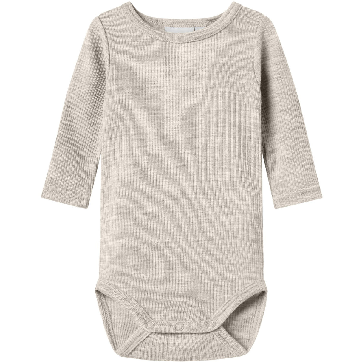 Name It Nacreous Cloud Nbnwax Wool Rib Ls Body Noos