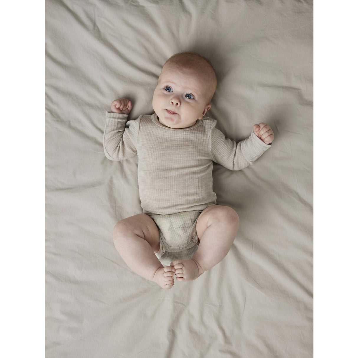 Name It Nacreous Cloud Nbnwax Wool Rib Ls Body Noos