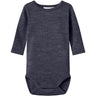 Name It Ombre Blue Nbnwax Wool Rib Ls Body Noos