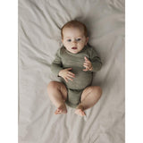 Name It Dried Sage Nbnwax Wool Rib Ls Body Noos