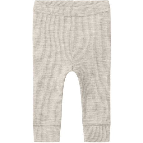 Name It Nacreous Cloud Nbnwax Wool Rib Leggings Noos
