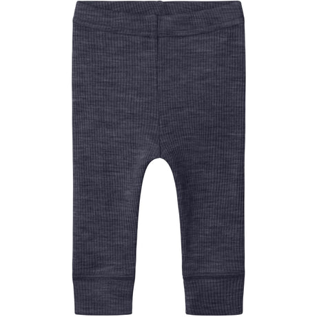 Name It Ombre Blue Nbnwax Wool Rib Leggings Noos