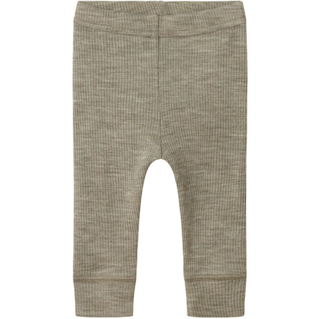 Name It Dried Sage Nbnwax Wool Rib Leggings Noos