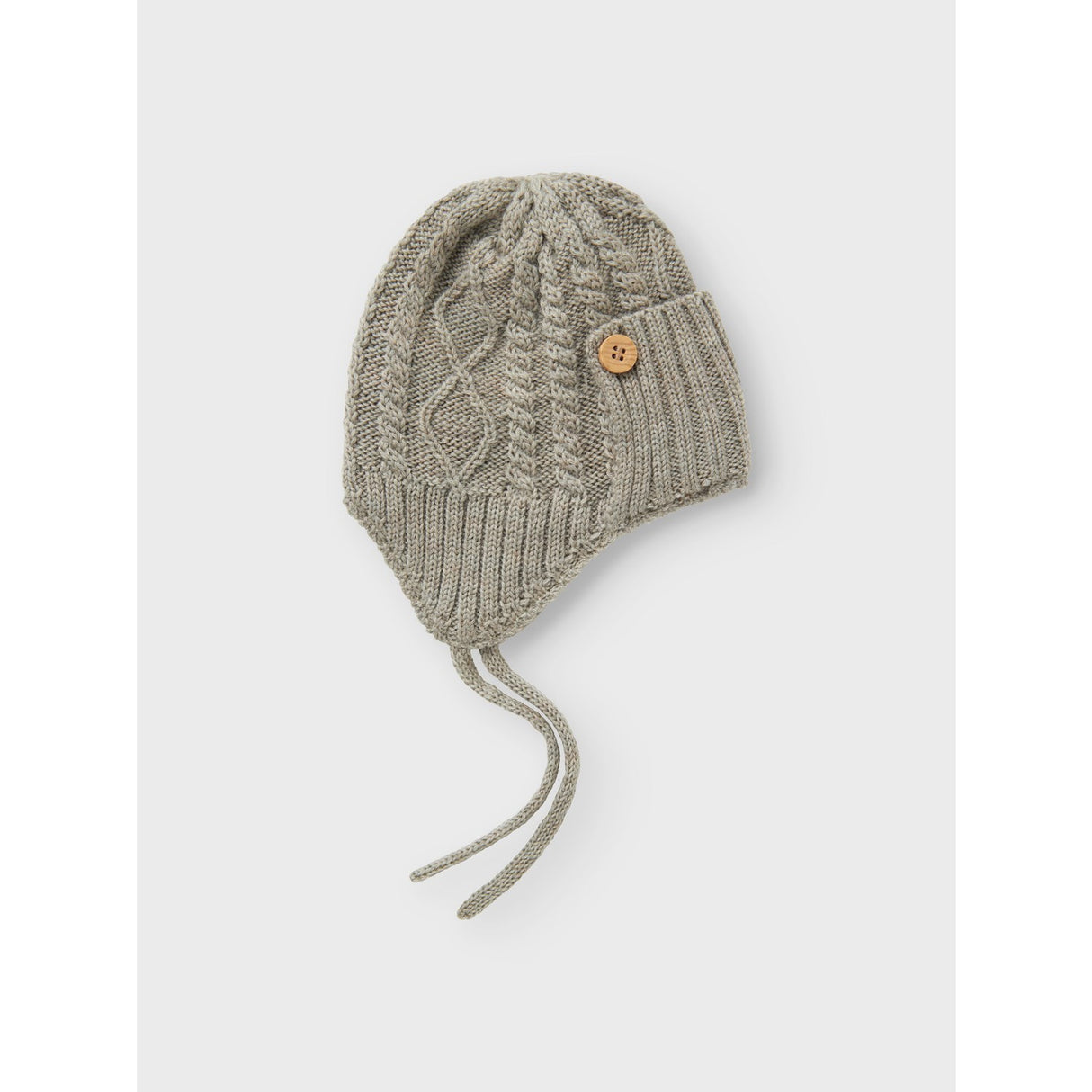 Name It Dried Sage Nbmwrilla Button Wool Knit Hat