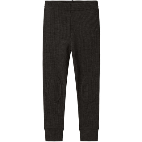 Name It Black Nmnwax Wool Rib Leggings Noos