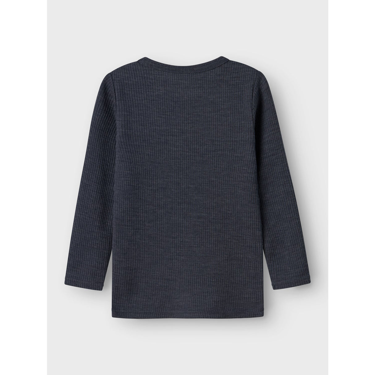 Name It Ombre Blue Nmnwax Wool Rib Ls Top Noos