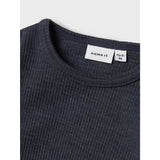 Name It Ombre Blue Nmnwax Wool Rib Ls Top Noos