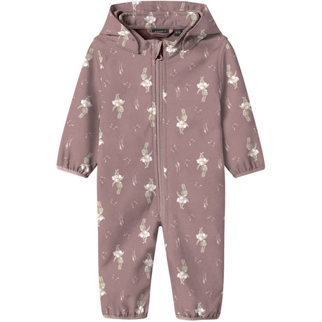 Name It Woodrose Bunny Nbnalfa08 Softshell Suit Aop Fo