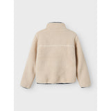 Name It Moonbeam Chest Pocket Dark Sapphire Nknmattia Sherpa Jacket Pb