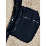 Name It Moonbeam Chest Pocket Dark Sapphire Nknmattia Sherpa Jacket Pb