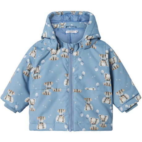 Name It Rain Washed Elephant Nbmmax Pa Jacket Aop