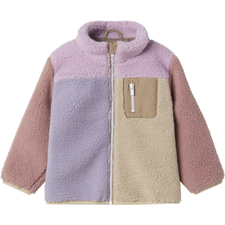 Name It Orchid Bouquet Nmfmonica Teddy Jacket Block