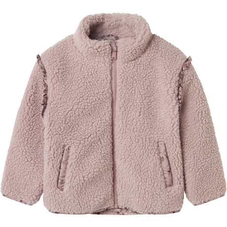 Name It Violet Ice Nmfminna Teddy Jacket Aop