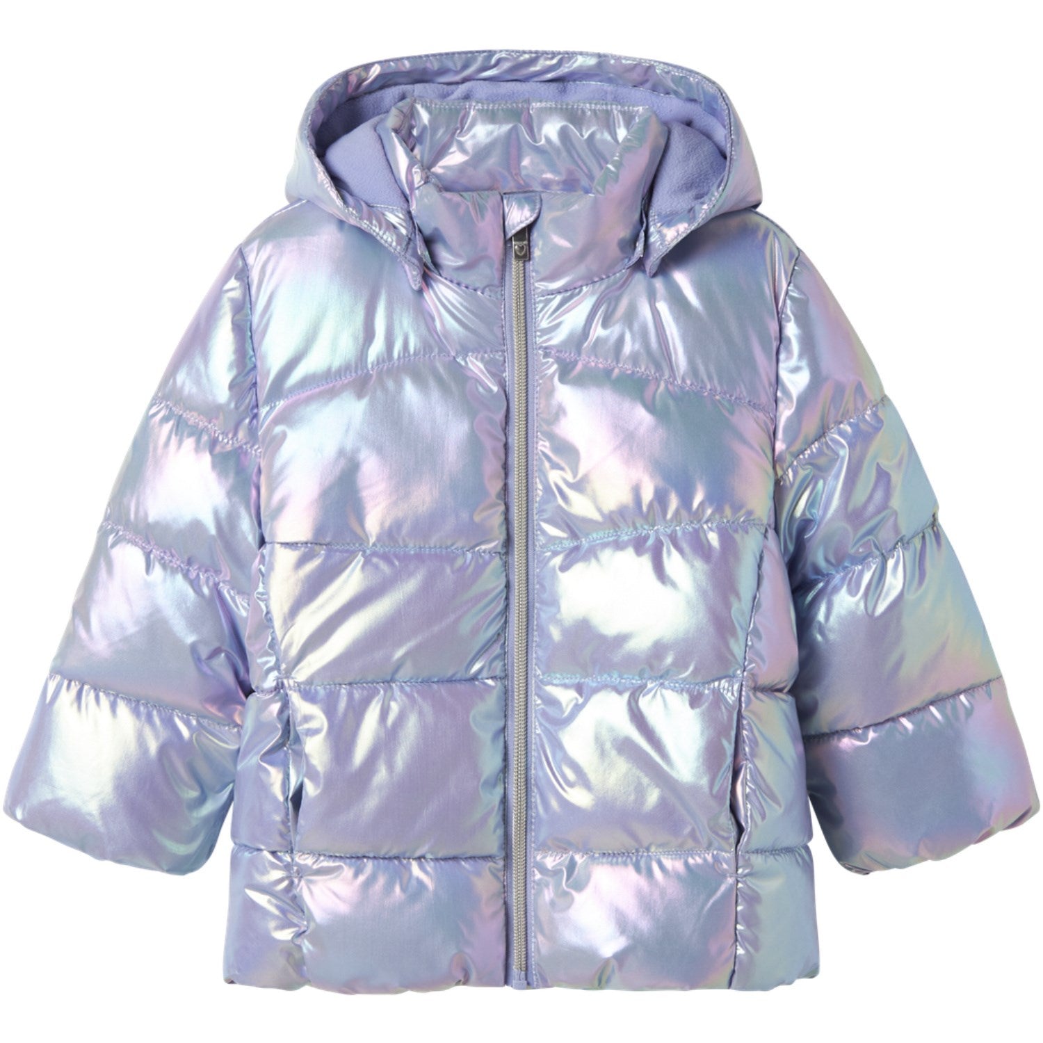 Buy Name It Pastel Lilac Nmfmolina Puffer Jacket Shiny | Luksusbaby