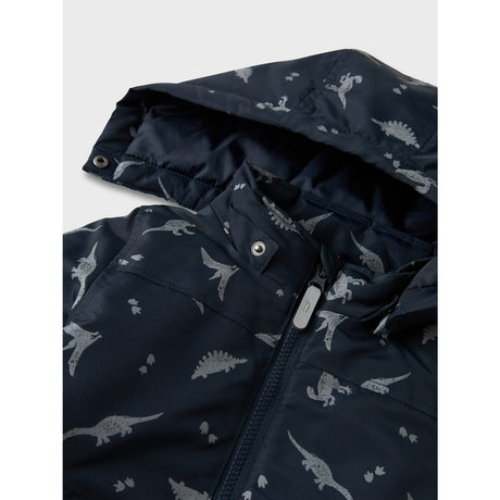Name It Dark Sapphire Ref Dino Nmmmax Pa Jacket Ref Aop Noos