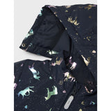 Name It Dark Sapphire Unicorn Nmfmaxi Pa Jacket Foil Aop Noos