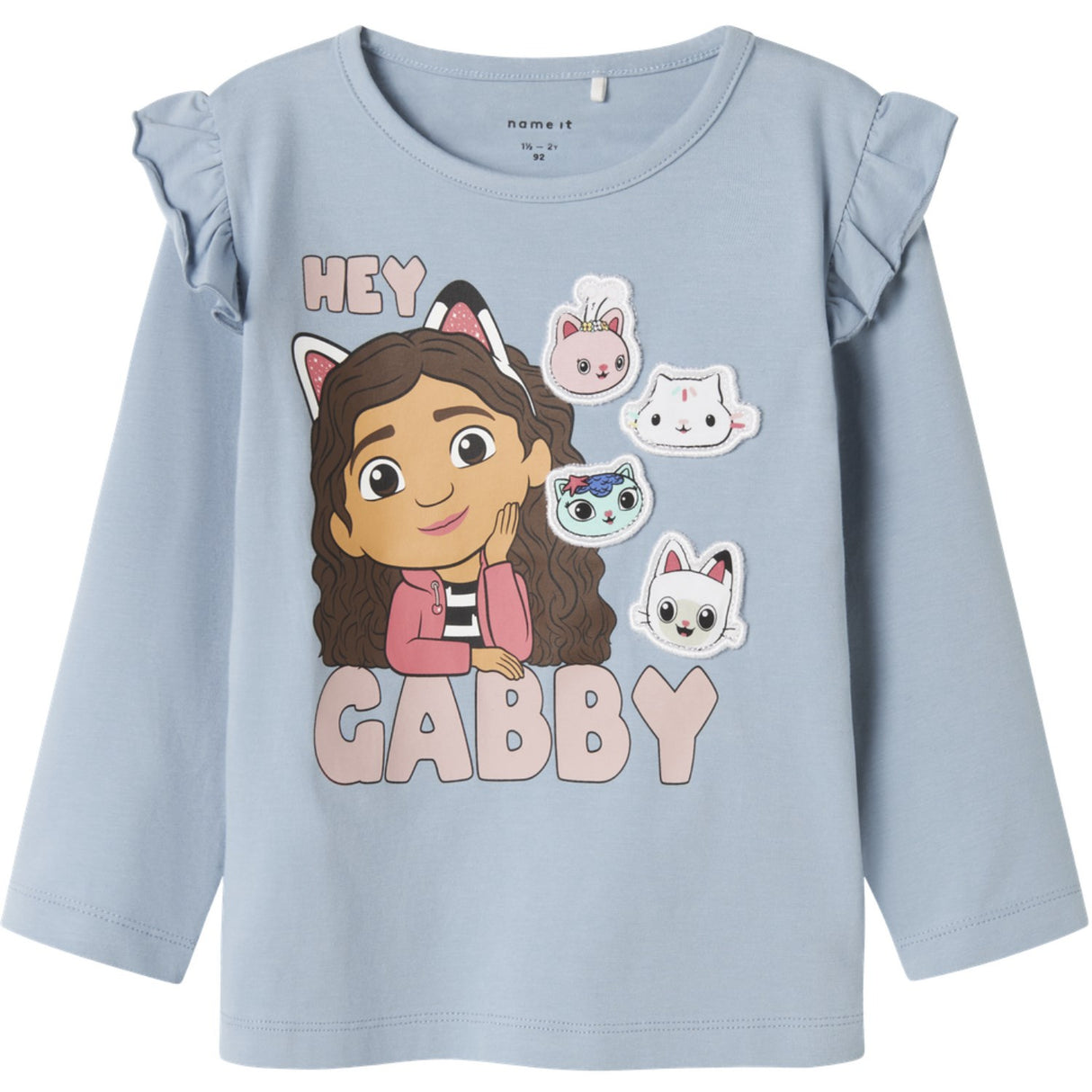 Name It Dusty Blue Nmfjutte Gabby Ls Top Box Sky