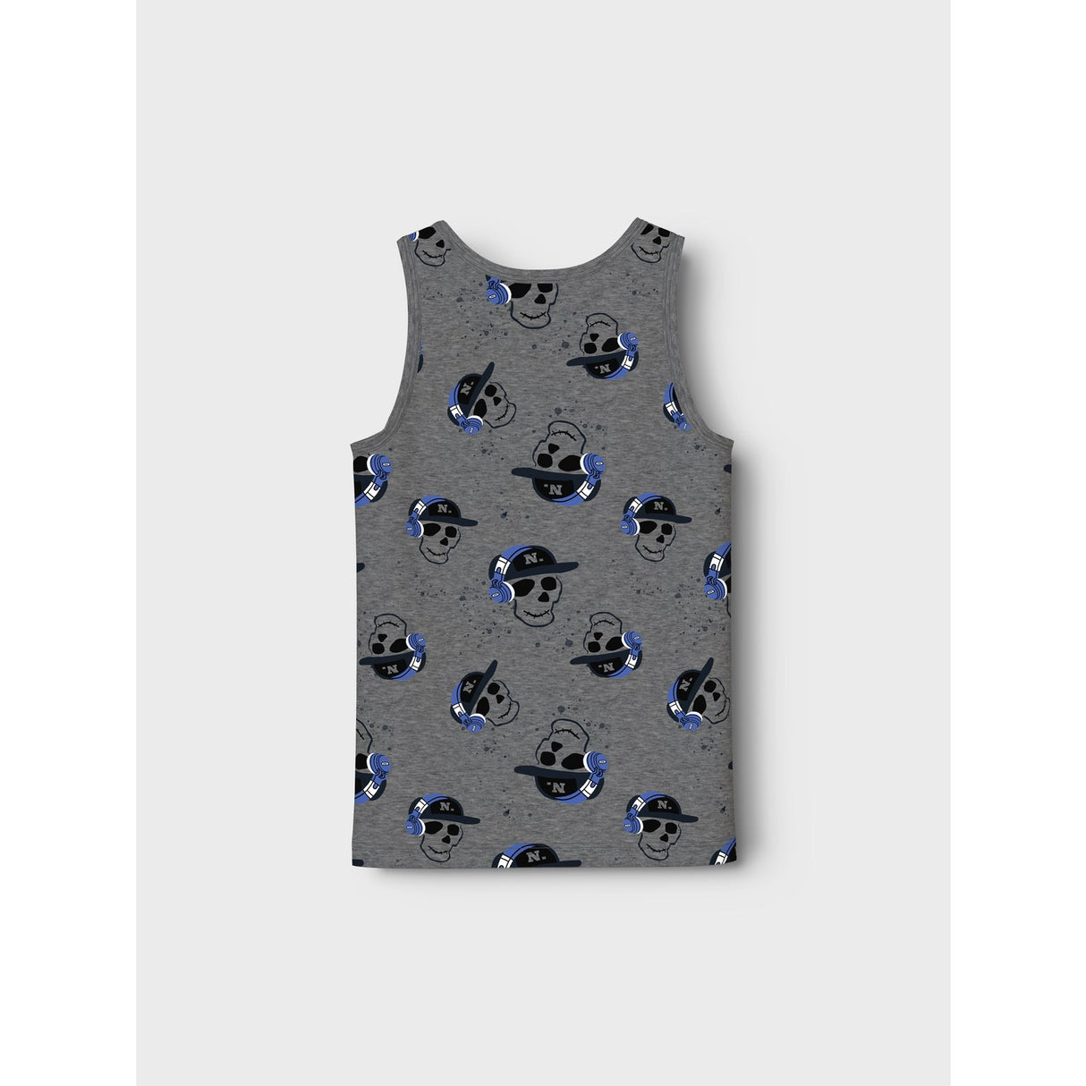 Name It Dark Grey Melange Nkmtank Top 2P Dark Grey Mel Skull Noos