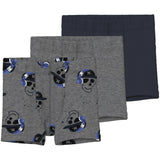 Name It Dark Grey Melange Nmmtights 3P Dark Grey Mel Skull Noos