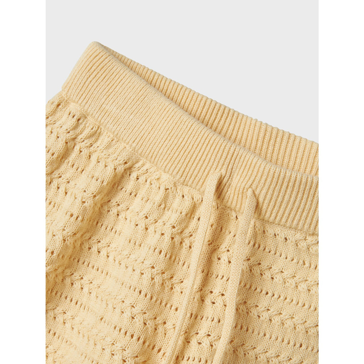 Lil'Atelier Sea Mist Nmfhope Knit Shorts Lil