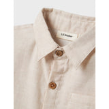 Lil'Atelier Bleached Sand Nmmtarou Ss Loose Shirt Lil