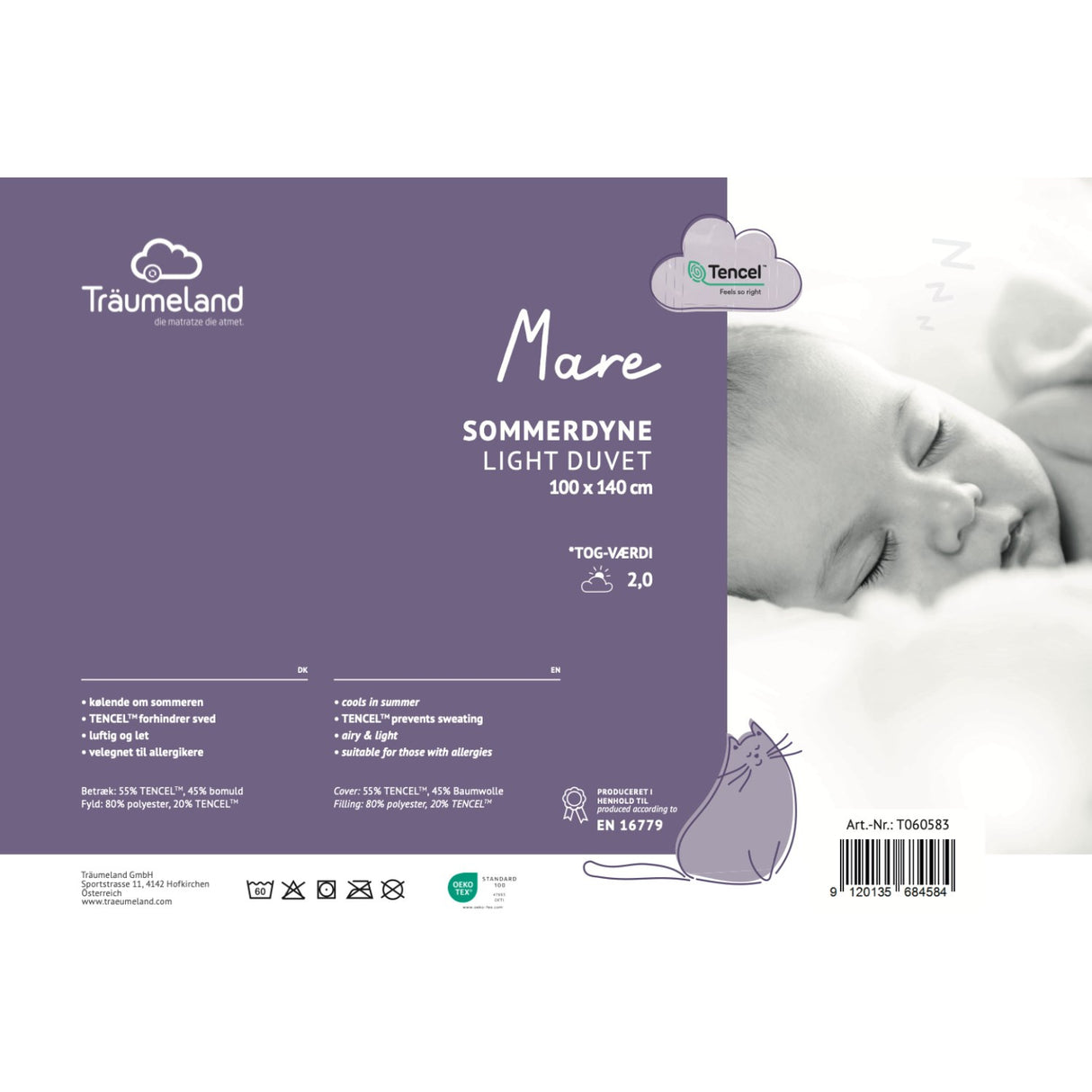 Träumeland Summer Duvet Mare Junior