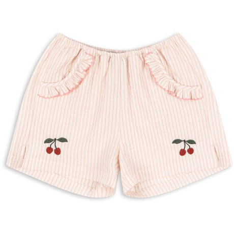 Konges Sløjd Peony Stripe Ellie Frill Shorts Gots