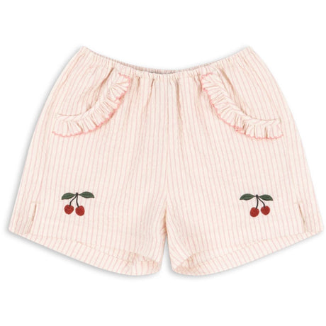 Konges Sløjd Peony Stripe Ellie Frill Shorts Gots