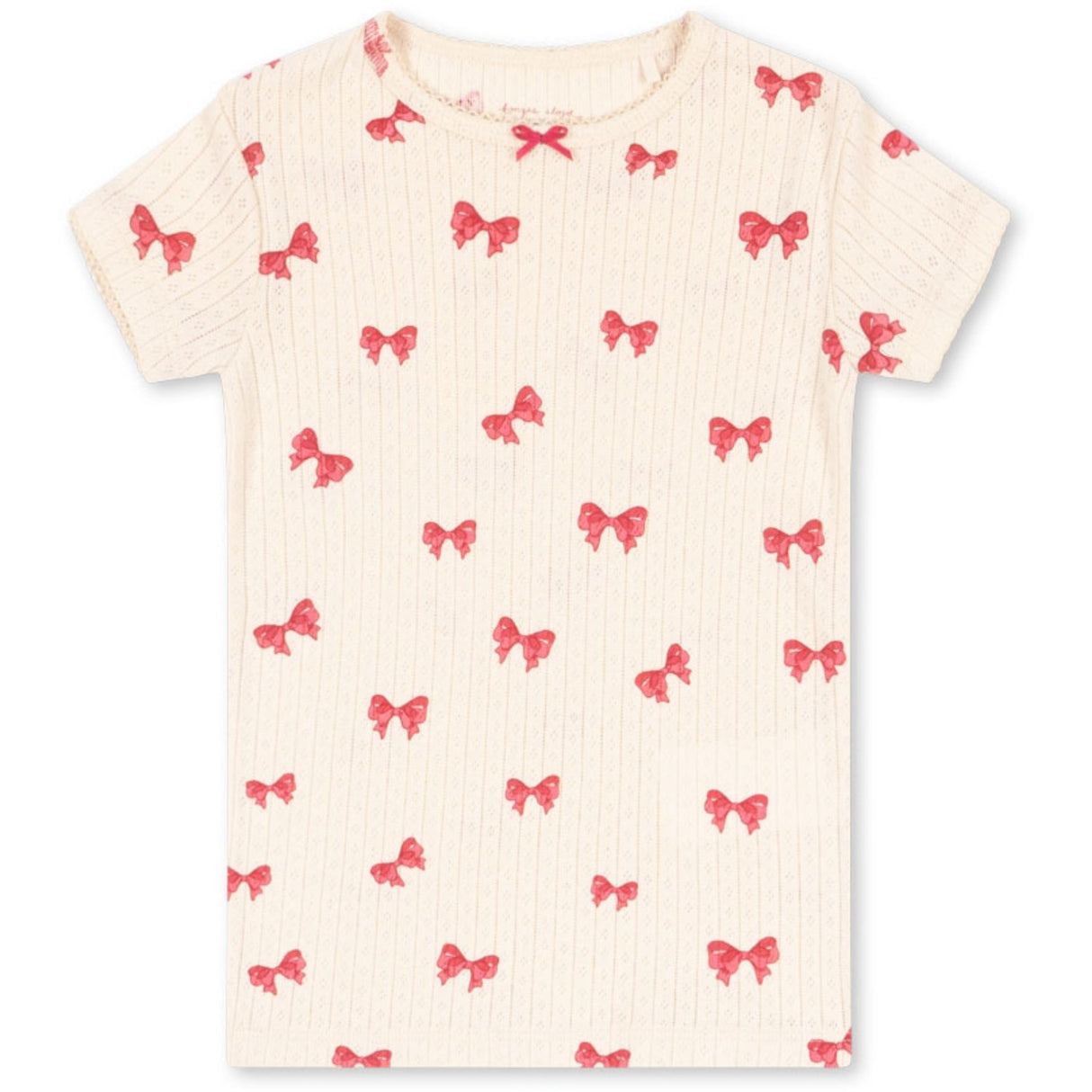 Konges Sløjd Rosia Bow Minnie Tee Gots