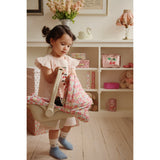 Konges Sløjd Peony Stripe Ellie Frill Top Gots