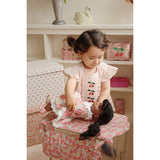 Konges Sløjd Peony Stripe Ellie Frill Top Gots