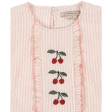 Konges Sløjd Peony Stripe Ellie Frill Top Gots