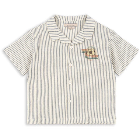 Konges Sløjd Stripe Bluie Elliot Ss Shirt Gots