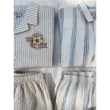 Konges Sløjd Stripe Bluie Elliot Ss Shirt Gots