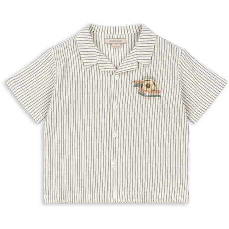 Konges Sløjd Stripe Bluie Elliot Ss Shirt Gots