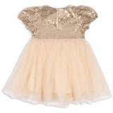 Konges Sløjd Gold Blush Starla Puff Sleeve Dress