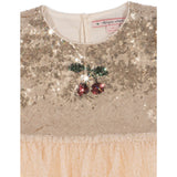 Konges Sløjd Gold Blush Starla Puff Sleeve Dress