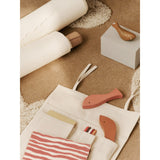 Ferm Living Mist Blue/Aged Gold Harbour Box Fish