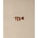 Ferm Living Baked Clay/Light Celedon Harbour Hook Fish Stripe